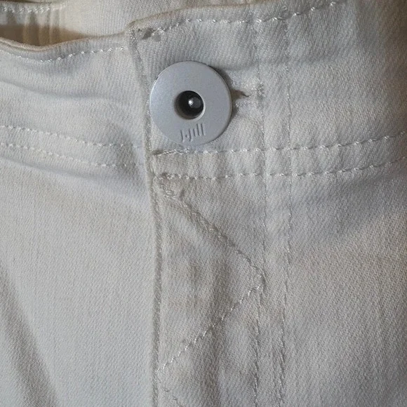 J. Jill White High Rise Straight Leg Crop Jeans Size 20R - Picture 4 of 8